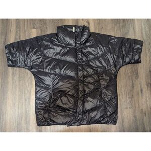 Polo Ralph Lauren Black Down Puffer Short Sleeve Jacket Size XL READ